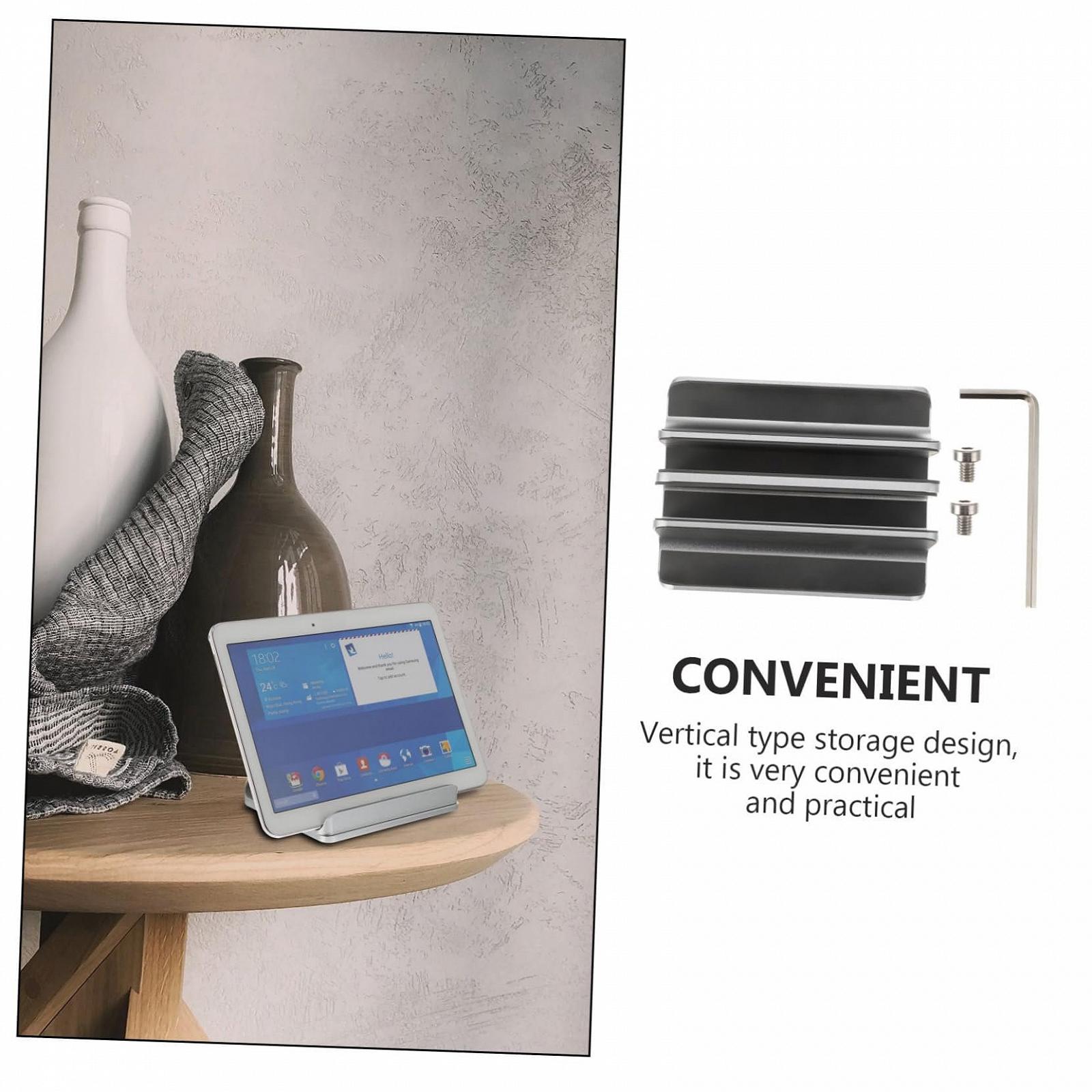 Вертикальна підставка для ноутбука Алюмінієвий сплав Практичний Тримач для столу та офісу Елегантний, фото №5