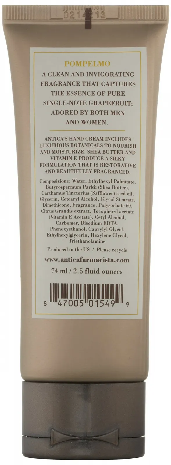 Крем для рук Antica farmacista Grapefruit, фото №2