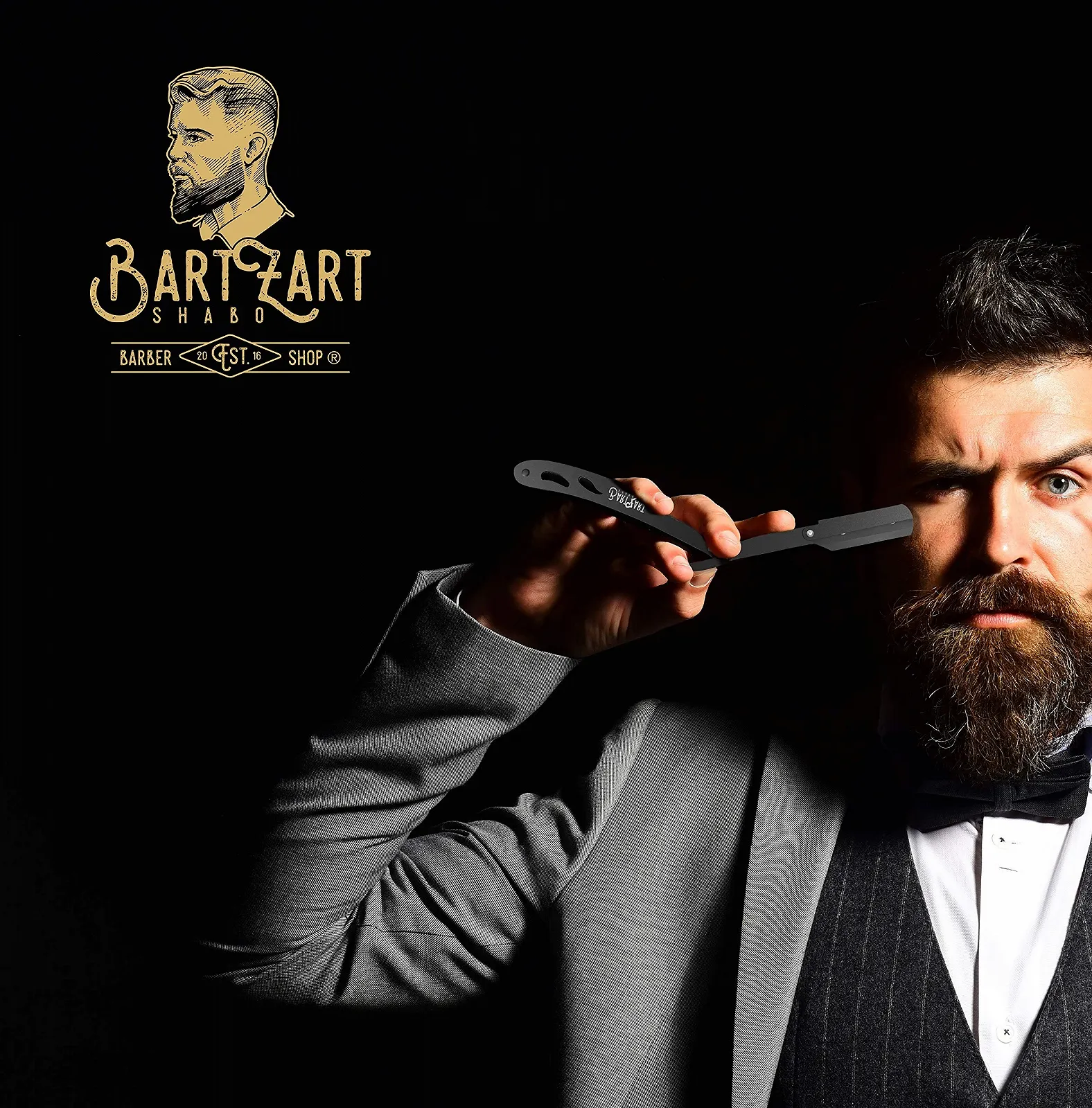 Опасная бритва BartZart Barber Tools со сменными лезвиями, фото №5 Опасная бритва BartZart Barber Tools со сменными лезвиями, фото №5