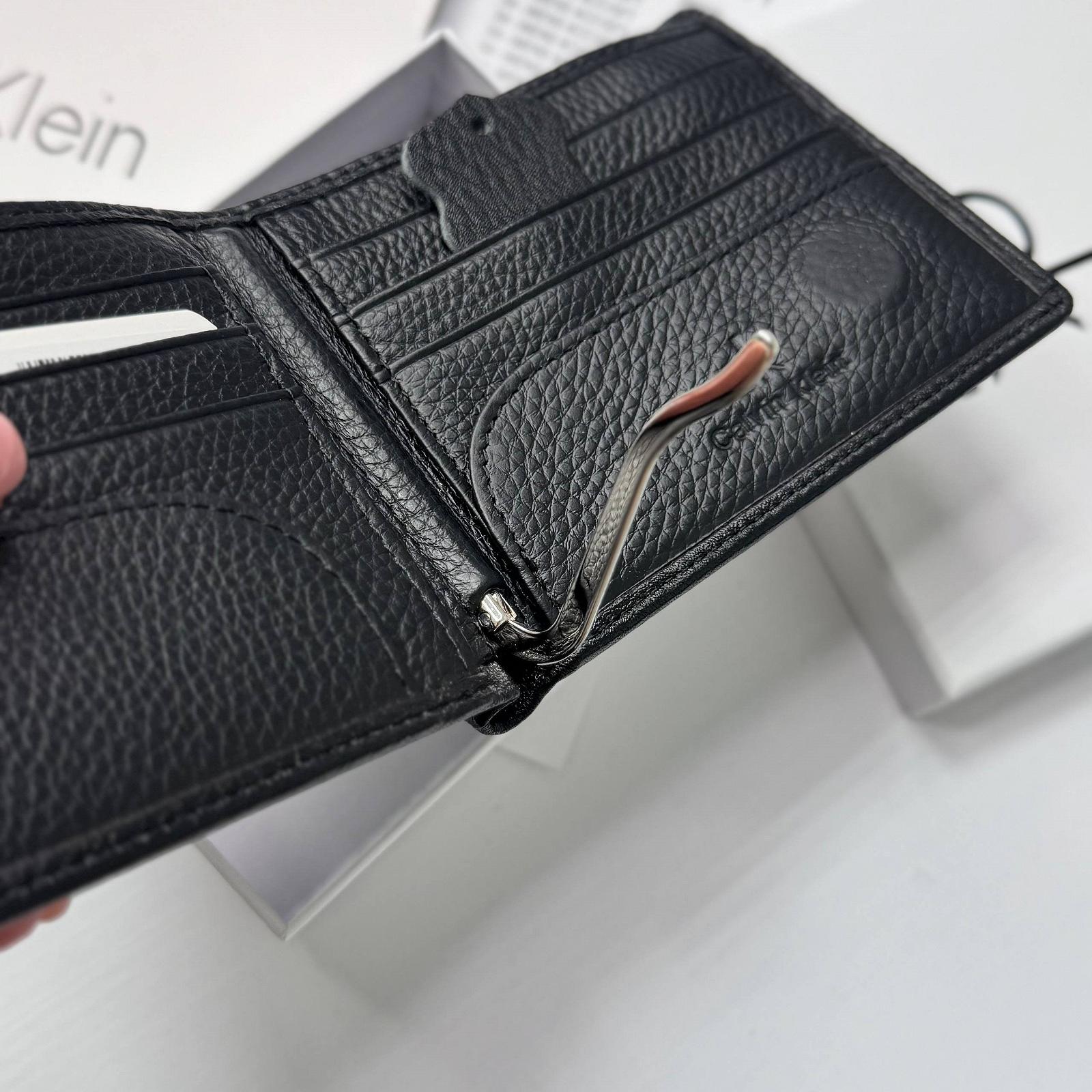 Чоловічий гаманець на магніті шкіряний брендовий Calvin Klein у подарунковій упаковці, фото №6