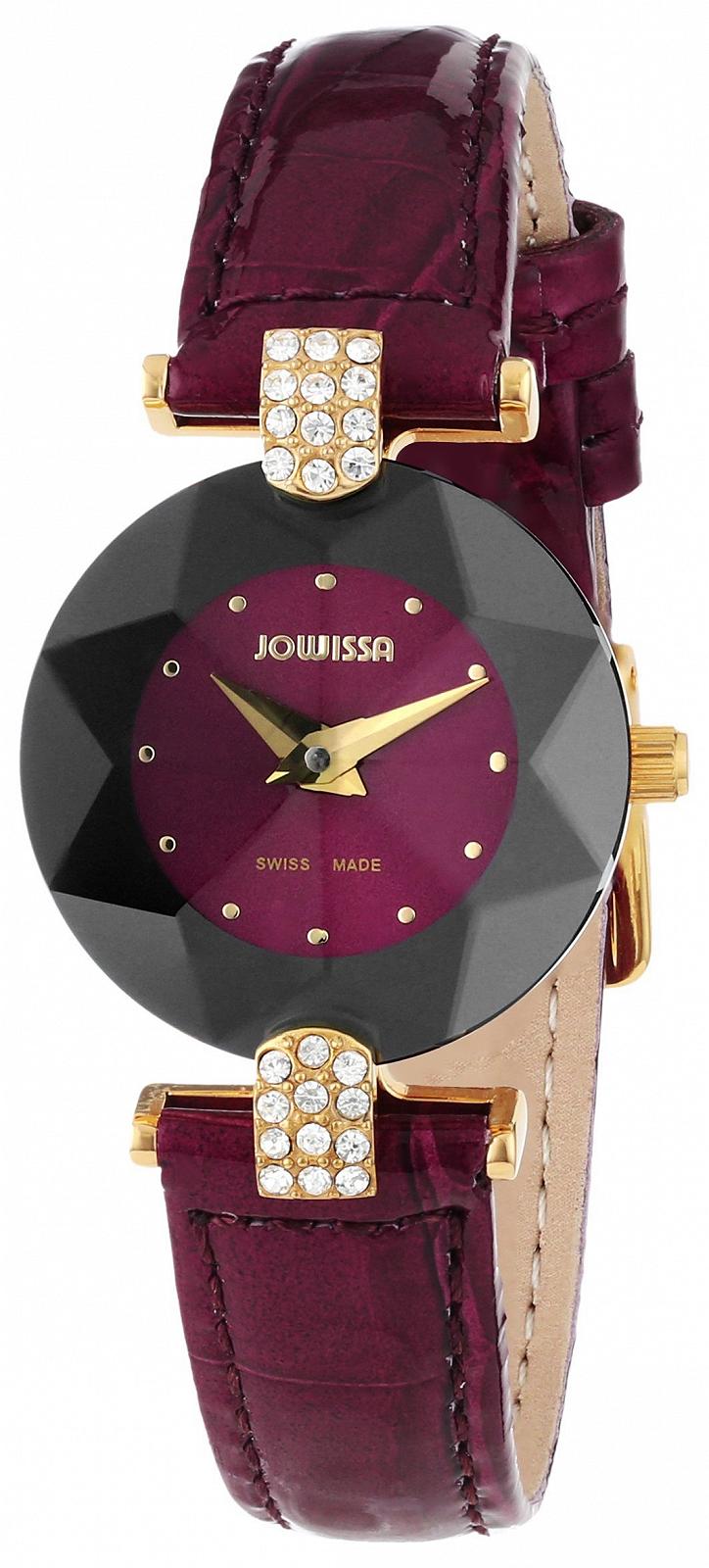 Женские часы XS Jowissa Facet Rhinestone Аналоговые Кожа, красный, Ремешок., фото №1 Женские часы XS Jowissa Facet Rhinestone Аналоговые Кожа, красный, Ремешок., фото №1