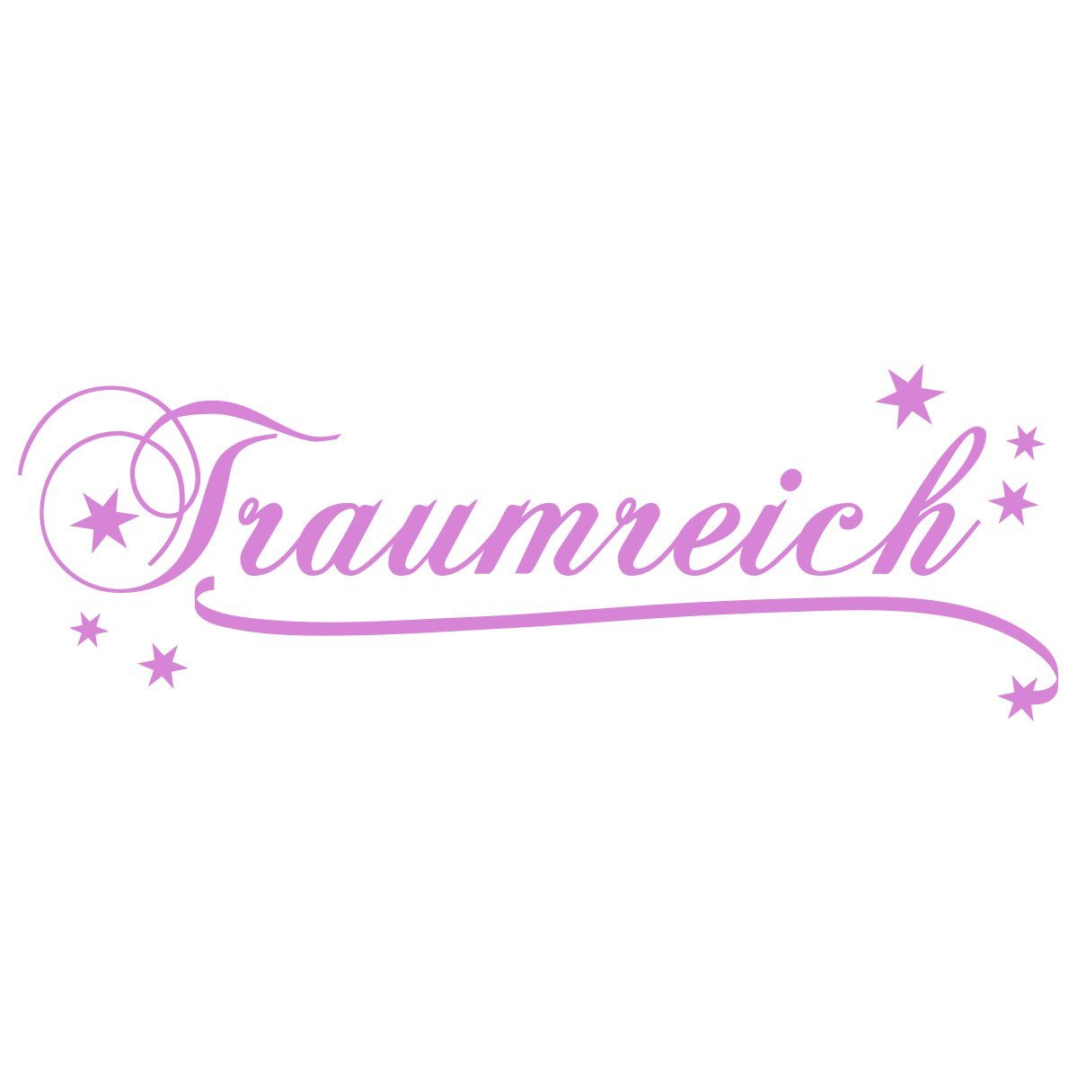 Наклейка на стіну Wandkings Dream 50 x 17 см 6 зірок Рожева, фото №3 Наклейка на стіну Wandkings Dream 50 x 17 см 6 зірок Рожева, фото №3