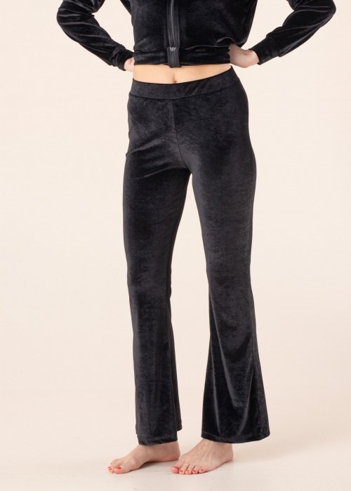 Штаны ONLY ONLBILLY VELOUR PANT JRS 15240648 Чёрный M, фото №1