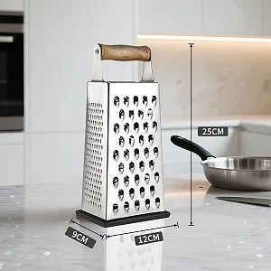 Терка кухонна Berglander нержавіючої сталі synthetic.ua - Фото 1