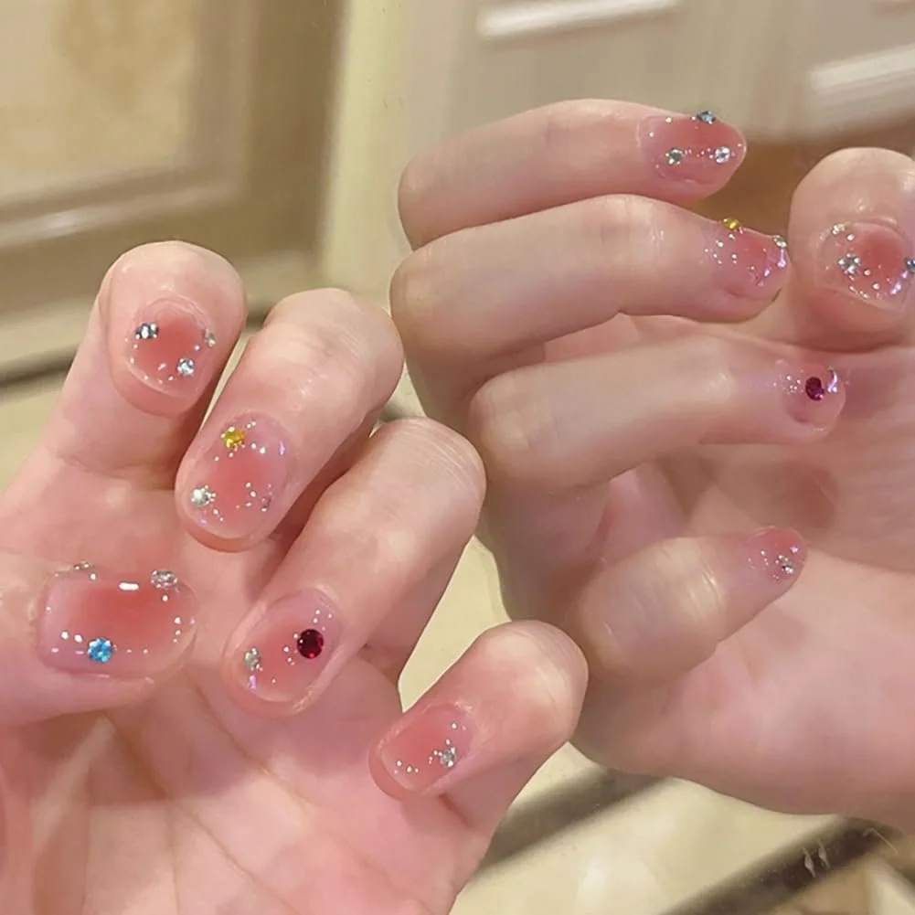 Стразы Плоские для Ногтей Около 1800шт Маленькие Блестки для Макияжа Глаз Разноцветные Стразы для Ногтей Цветные Косметические Бриллианты с Коробкой для Хранения, фото №3