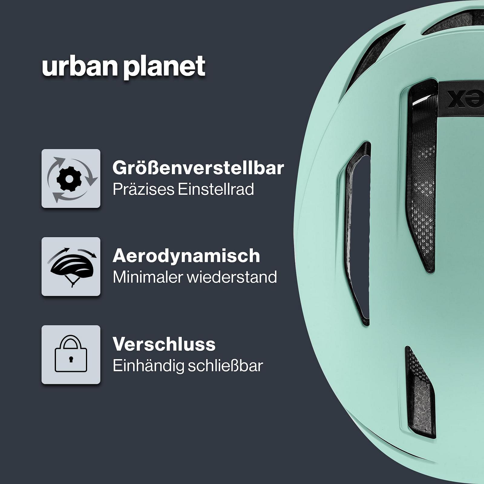 Шолом велосипедний Uvex Urban Planet для чоловіків та жінок, фото №2