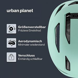 Шлем велосипедный Uvex Urban Planet для мужчин и женщин synthetic.ua - Фото 1