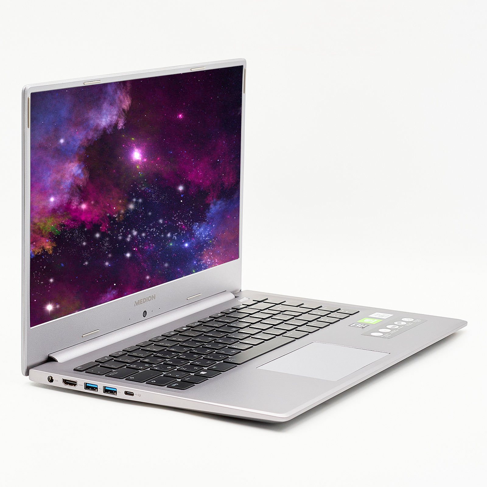 Ігровий ноутбук 15.6'' Medion (Lenovo Group) Akoya P15647 Intel Core i5-10210U RAM 32 ГБ SSD 512 ГБ Nvidia GeForce б/в Металевий корпус (4257), фото №3