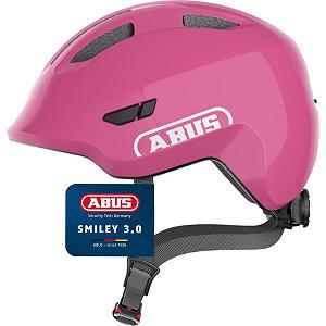 Велосипедний шолом ABUS Smiley 3.0 дитячий Pink shiny, розмір S, 45-50 см, 220 г - Фото 1