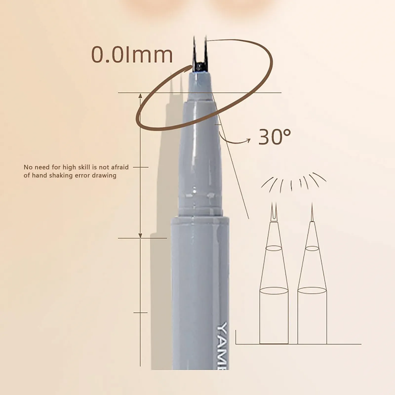 Подводка Yemyap для нижних ресниц, водостойкая, Быстросохнущая, долговечный, фото №7