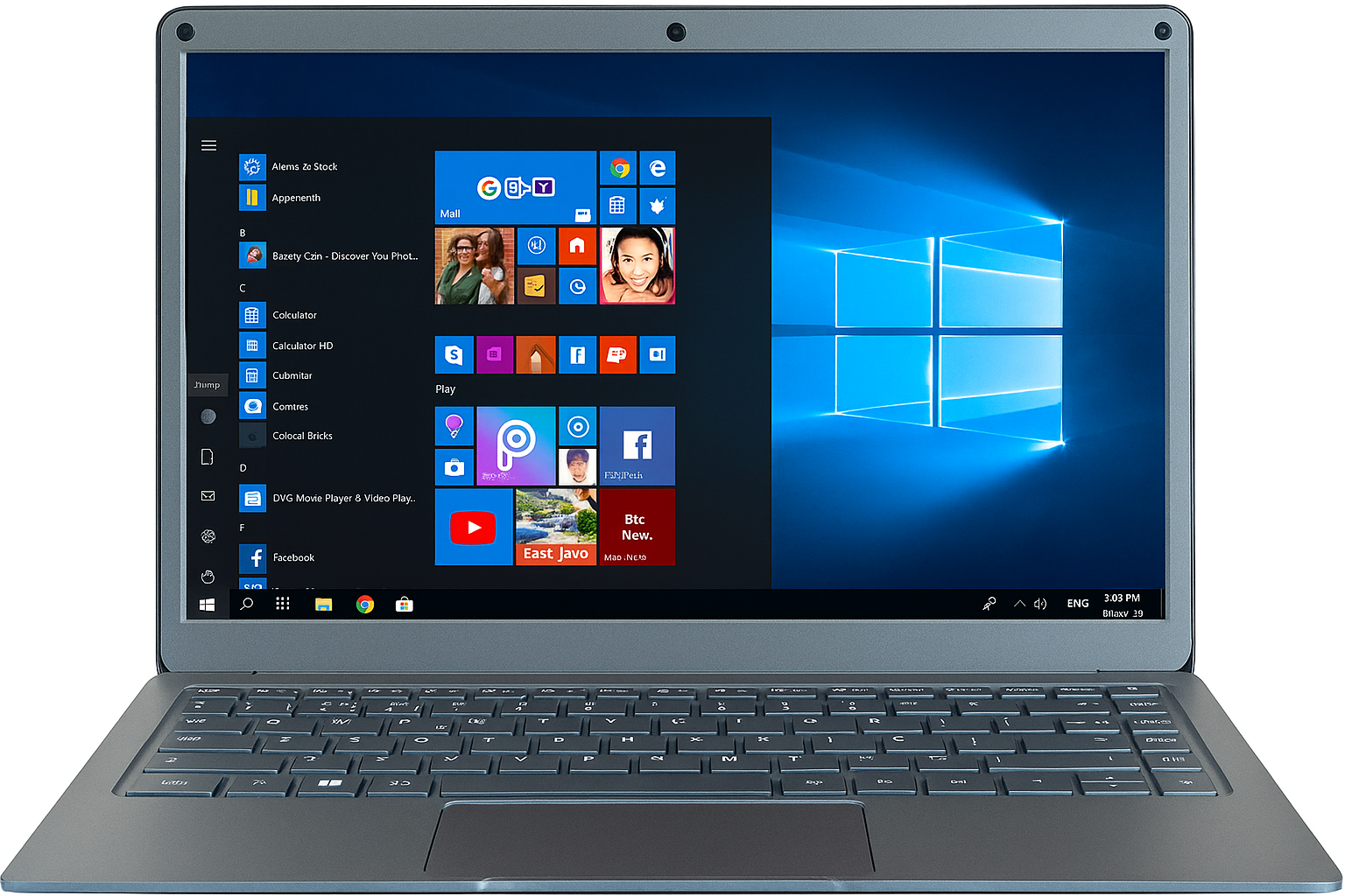 Ноутбук 13.3" Jumper EZbook X3 Intel Celeron N3350 RAM 4GB eMMC 64GB Win11 Алюмінієвий корпус (UKR), фото №1