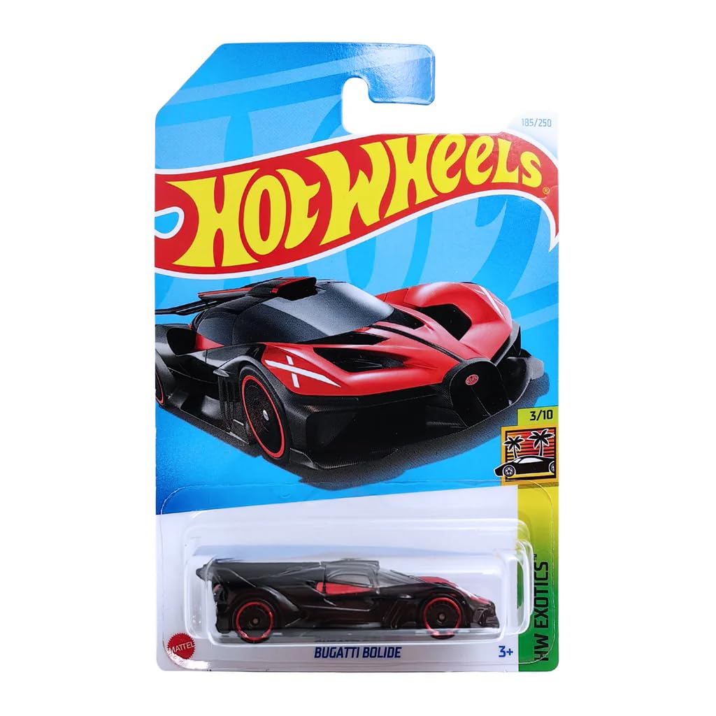 Игрушка Hot Wheels HW Exotics Bugatti Bolide HTF08 Красный/Черный, фото №1