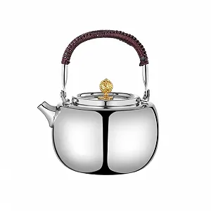 Чайник Нержавіюча Сталь Плоска Основа Побутовий - Фото 1