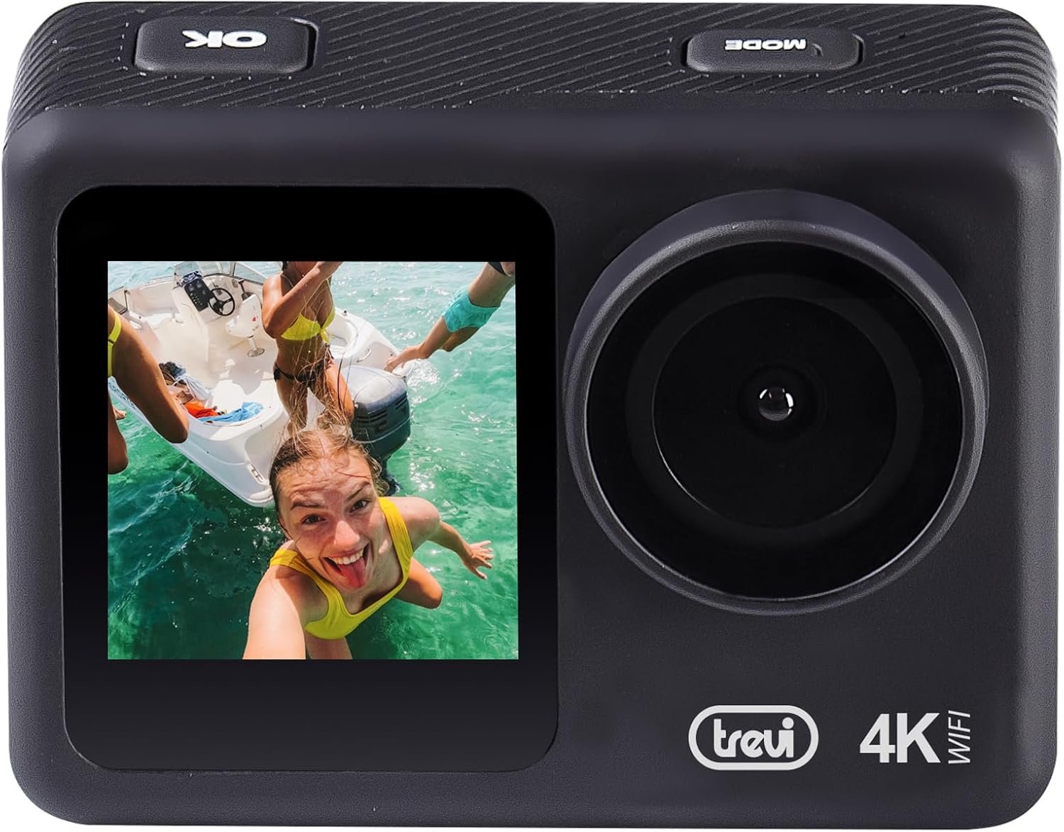Екшн-камера Trevi GO 2550 4K / 50Мп / 4К / 120fps / Wi-Fi / Вологозахищена / Чорна, фото №2