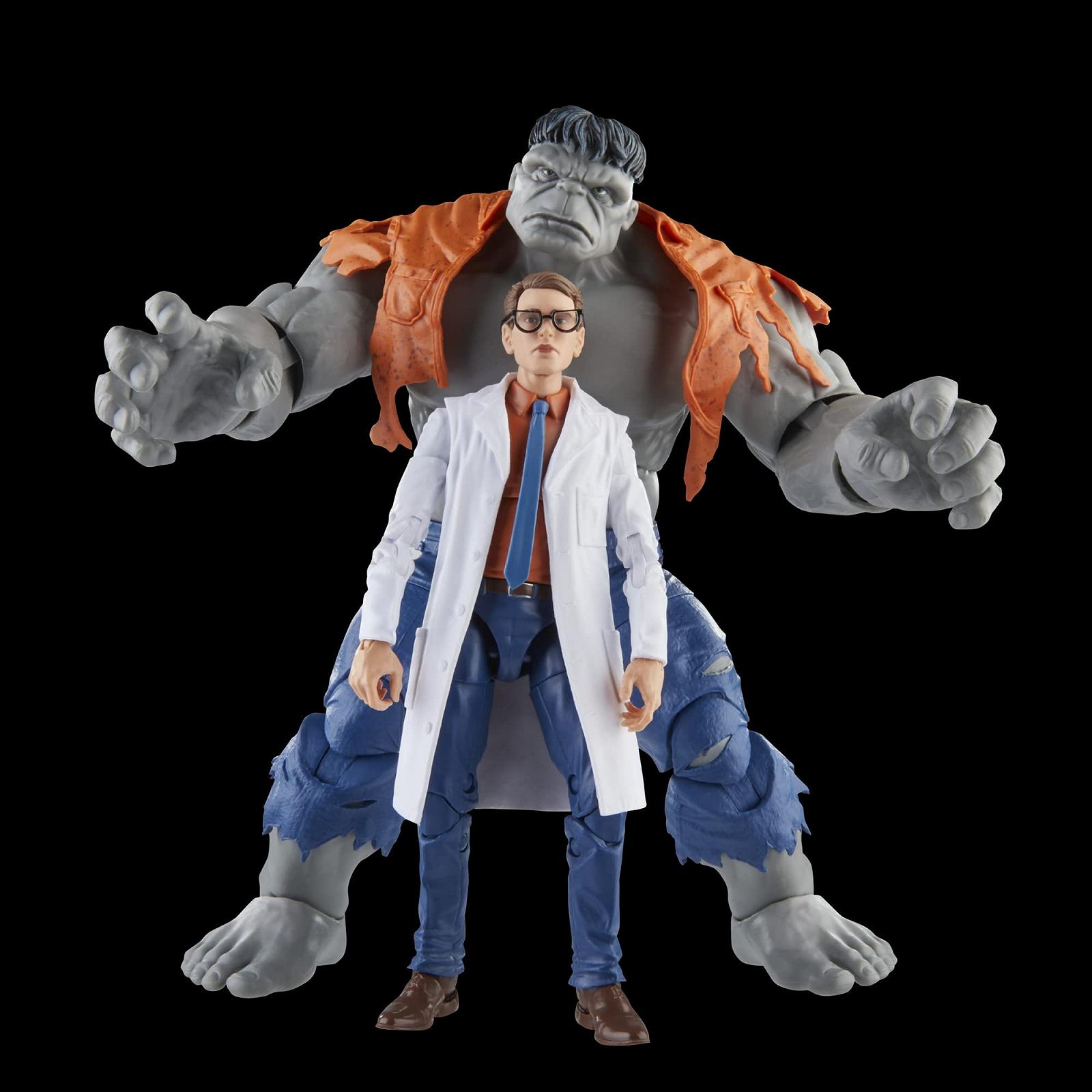 Фігурки Marvel Hasbro Legends Series Сірий Халк і Доктор Брюс Беннер Avengers 60th Anniversary, 15 см, фото №7