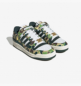 Кроссовки ADIDAS FORUM 84 BAPE LOW 44 - Фото 1