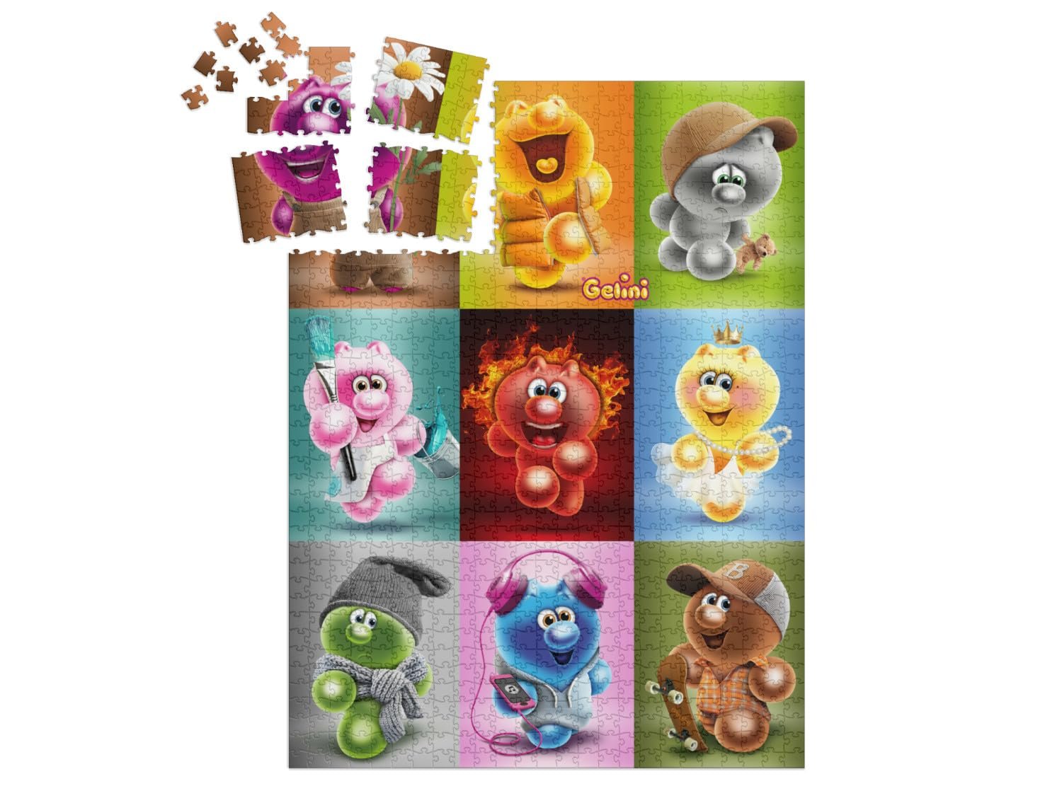 Пазл-адвент-календарь puzzleYOU Gelini Collage 1000 элементов, фото №2 Пазл-адвент-календарь puzzleYOU Gelini Collage 1000 элементов, фото №2