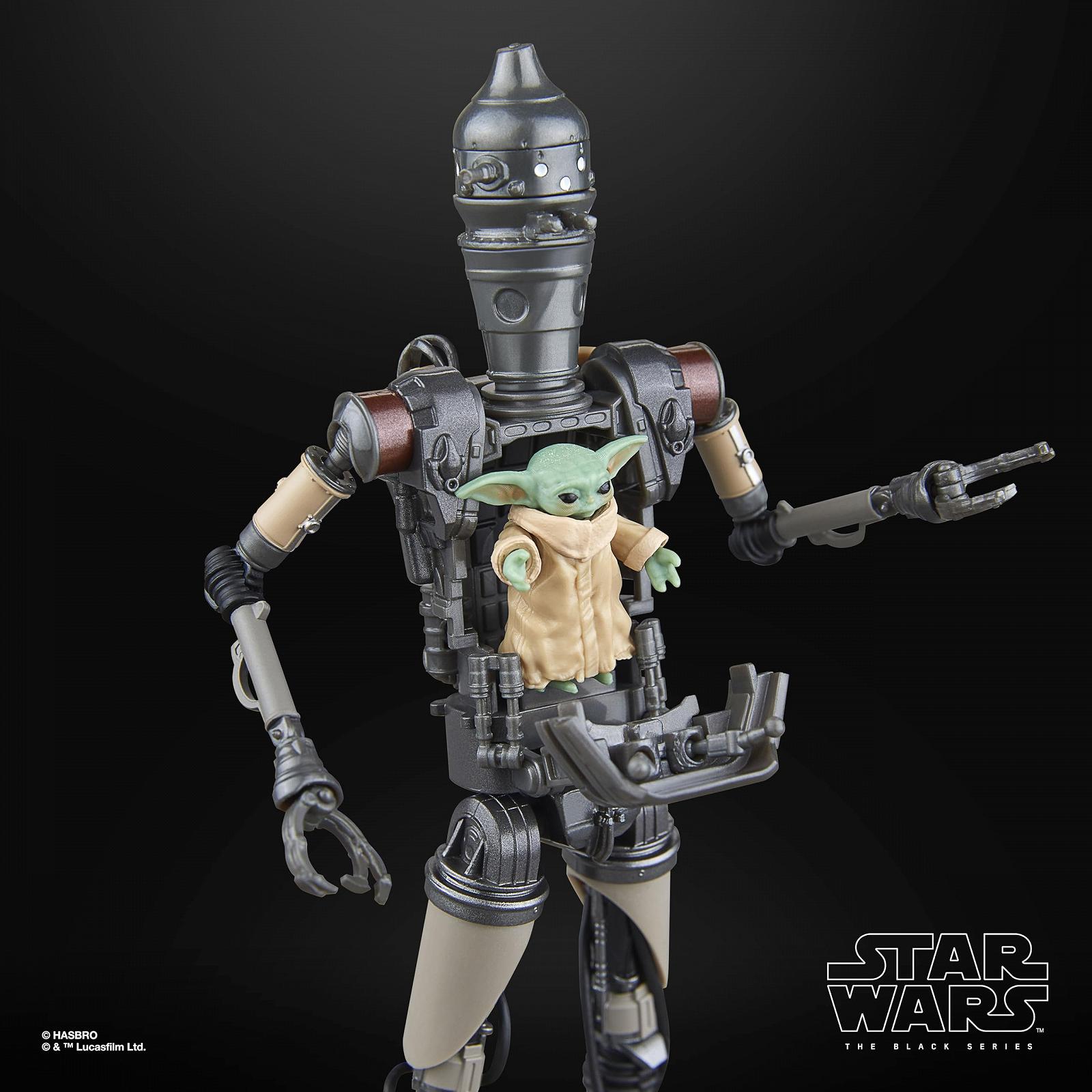 Фигурки Star Wars The Black Series IG-12 и Grogu, The Mandalorian Deluxe, набор из 2 штук, масштаб 15 см, фото №4