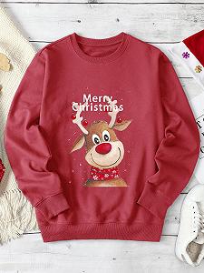 Різдвяний джемпер Dresswel Жіночий різдвяний світшот Merry Christmas synthetic.ua - Фото 1