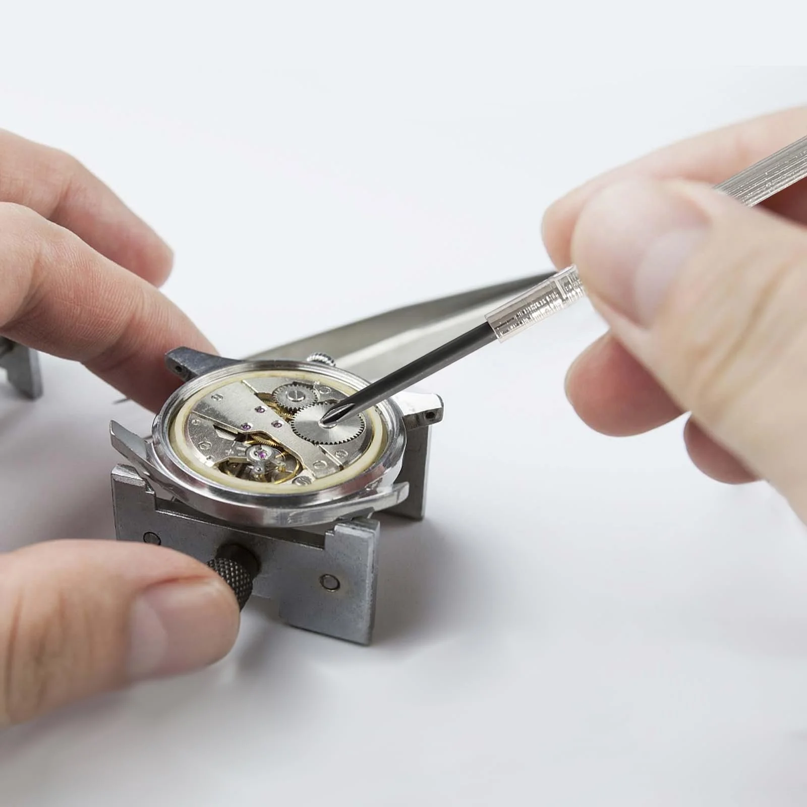 Набір викруток прецизійних 11 предметів для ремонту годинників та окулярів Mini Mechanic, фото №6