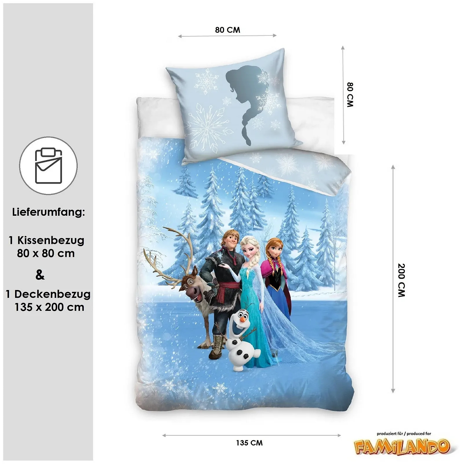 Комплект детского постельного белья Frozen Sven, фото №4