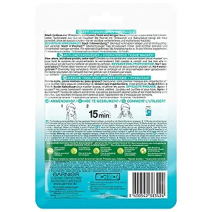 Тканевая маска Garnier Skin Clear Active с маслом чайного дерева и салициловой кислотой, 23 г synthetic.ua - Фото 1