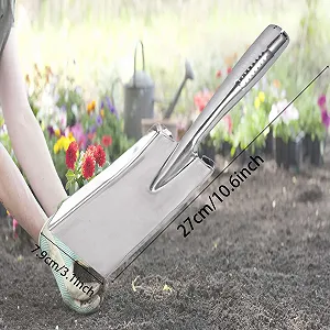 Лопата совкова Садовий Ручний для Пересадки Прополювання Переміщення та Розгладження Копання та Садіння synthetic.ua - Фото 1