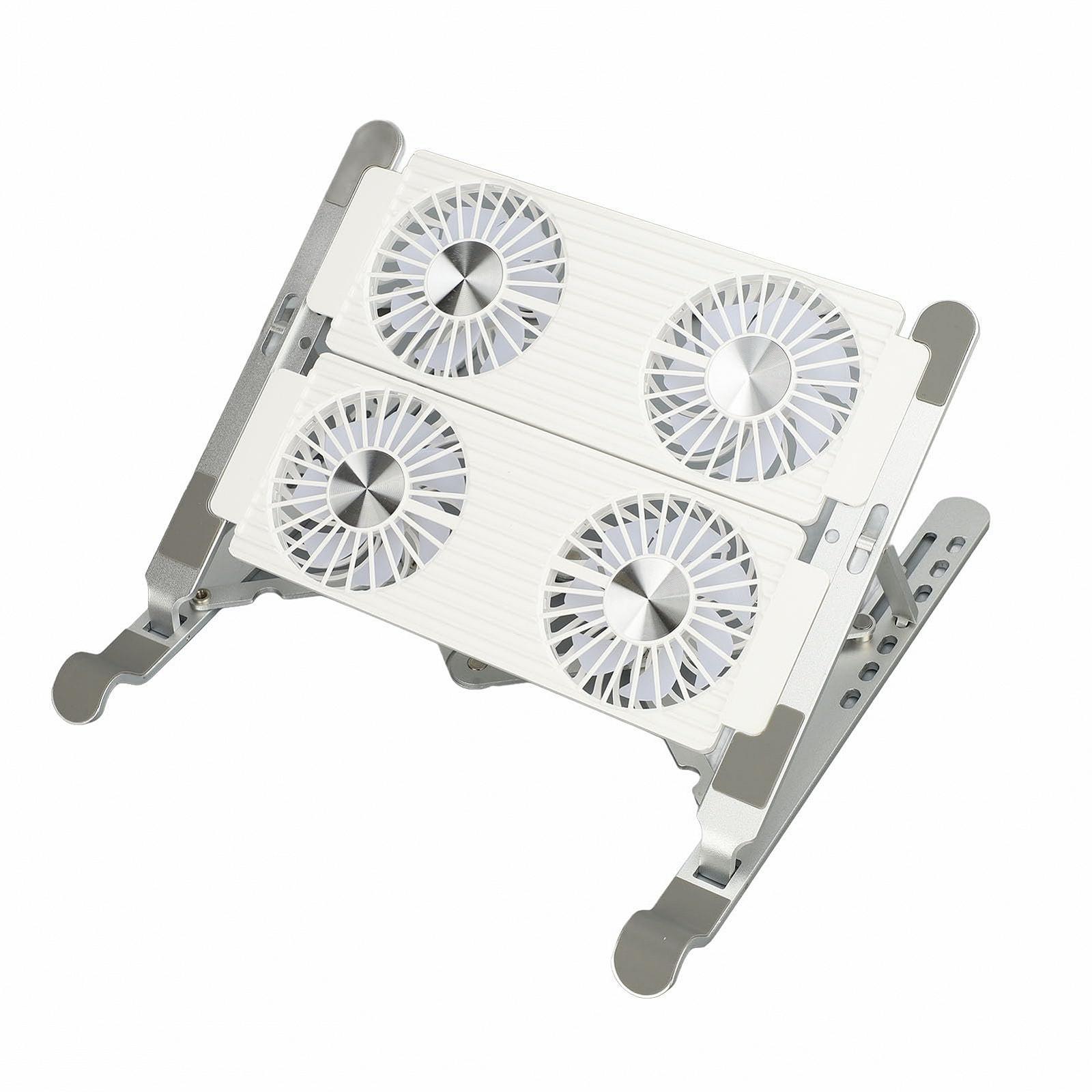 Универсальная Подставка для Ноутбука из Алюминиевого Сплава с Регулируемым Вентилятором Охлаждения, фото №2 Универсальная Подставка для Ноутбука из Алюминиевого Сплава с Регулируемым Вентилятором Охлаждения, фото №2