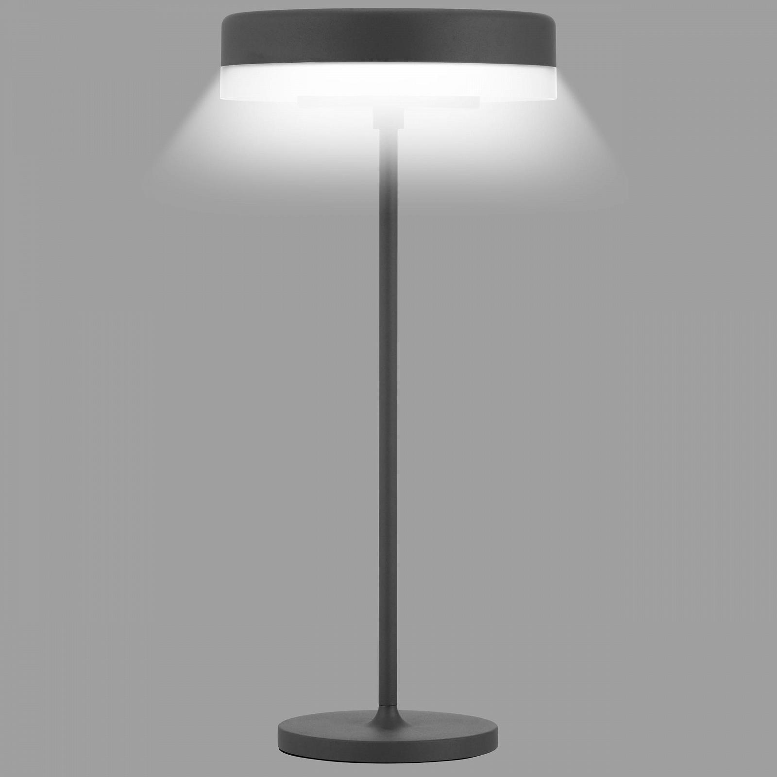 Настільна лампа REV DISK Акумуляторна IP54 Dimmable 200 лм 2 Вт Антрацит, фото №7