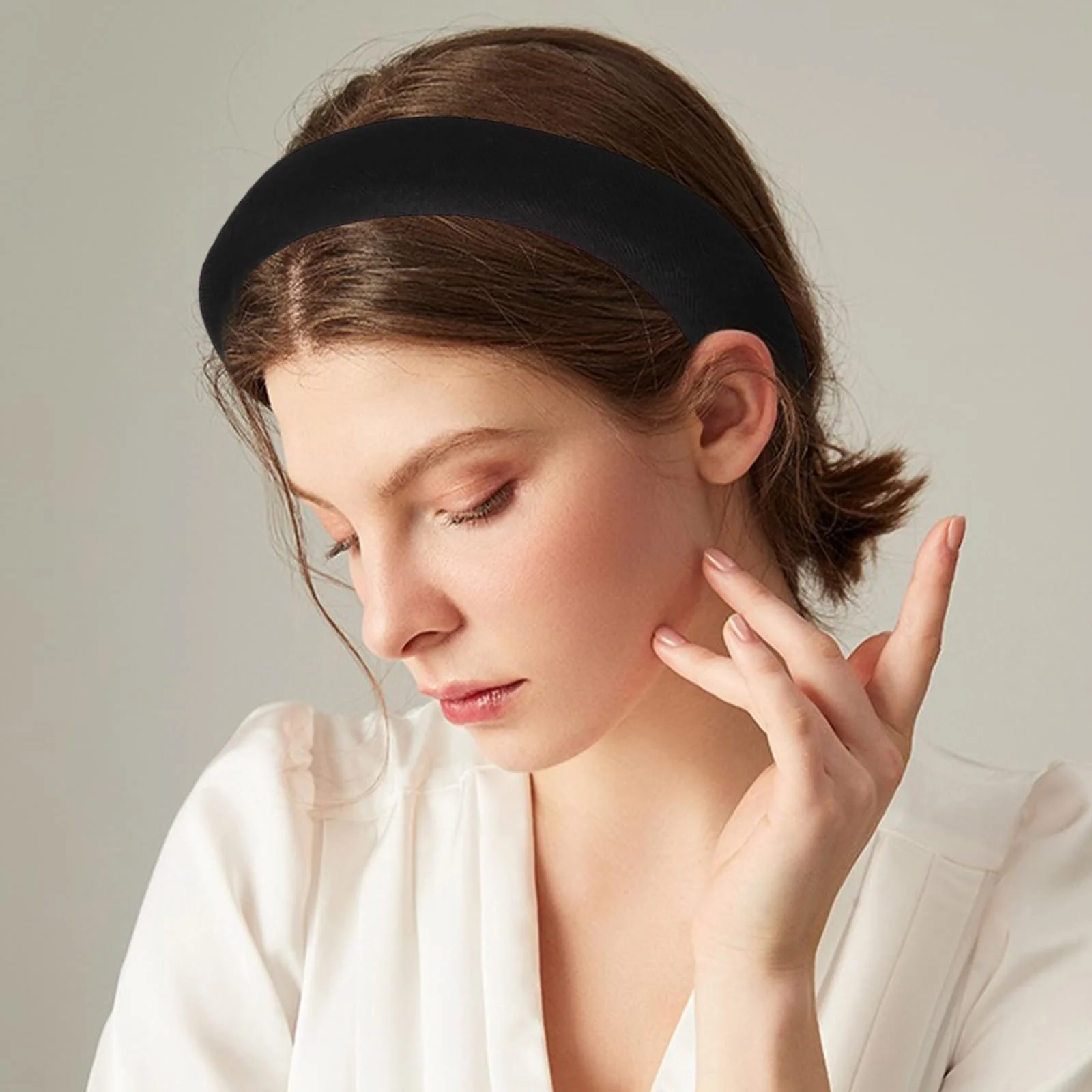 Обруч для волосся Moguri, м’який, широкий, фото №4 Обруч для волосся Moguri, м’який, широкий, фото №4