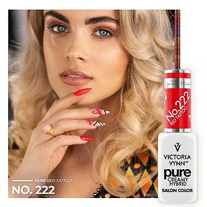 Купить Гель-лак VICTORIA VYNN Pure Creamy Hybrid 222 Красный Tattoo 8 мл - Фото 1 Гель-лак VICTORIA VYNN Pure Creamy Hybrid 222 Красный Tattoo 8 мл - Фото 1
