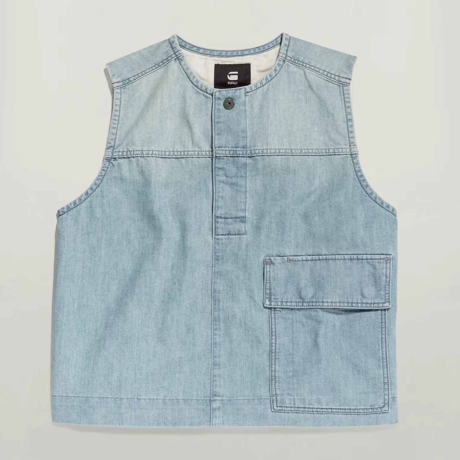 Женская рубашка G-Star RAW Premium Cropped Shirt Sleevele - M, фото №4 Женская рубашка G-Star RAW Premium Cropped Shirt Sleevele - M, фото №4