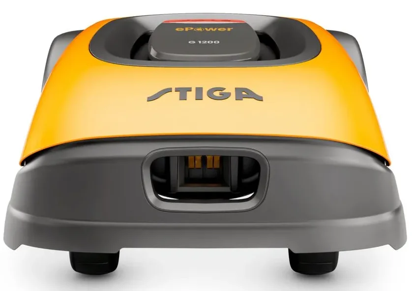 Газонокосарка-робот Stiga G 600 / Акумуляторна / 90 хв роботи / Bluetooth / до 600 м² / 18 см ширина косіння / Сірий-Жовтий, фото №3 Газонокосарка-робот Stiga G 600 / Акумуляторна / 90 хв роботи / Bluetooth / до 600 м² / 18 см ширина косіння / Сірий-Жовтий, фото №3