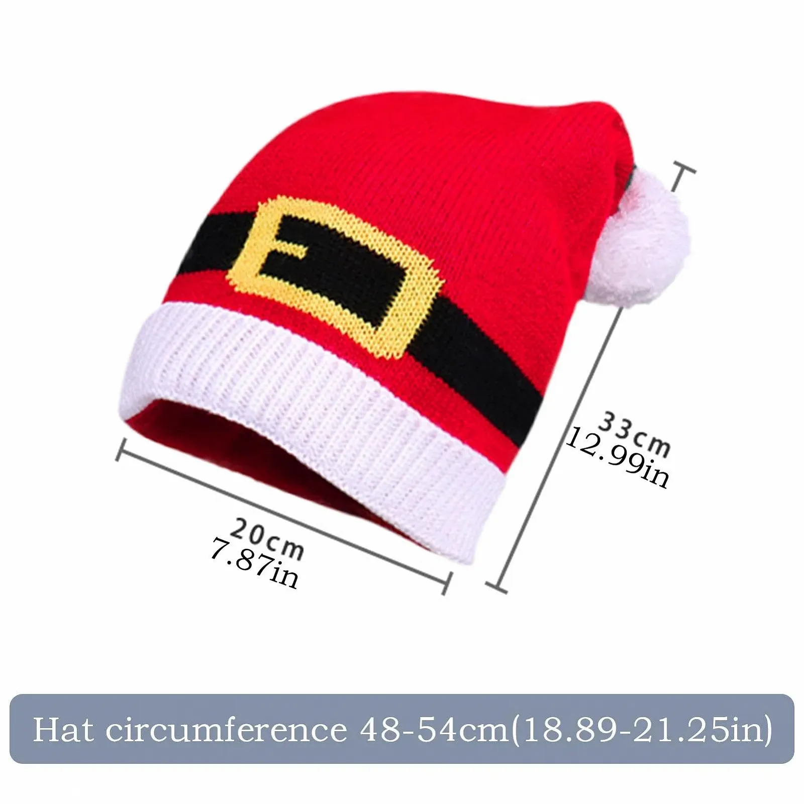 Вязаная шапка Fbinys новогодняя, фото №2 Вязаная шапка Fbinys новогодняя, фото №2