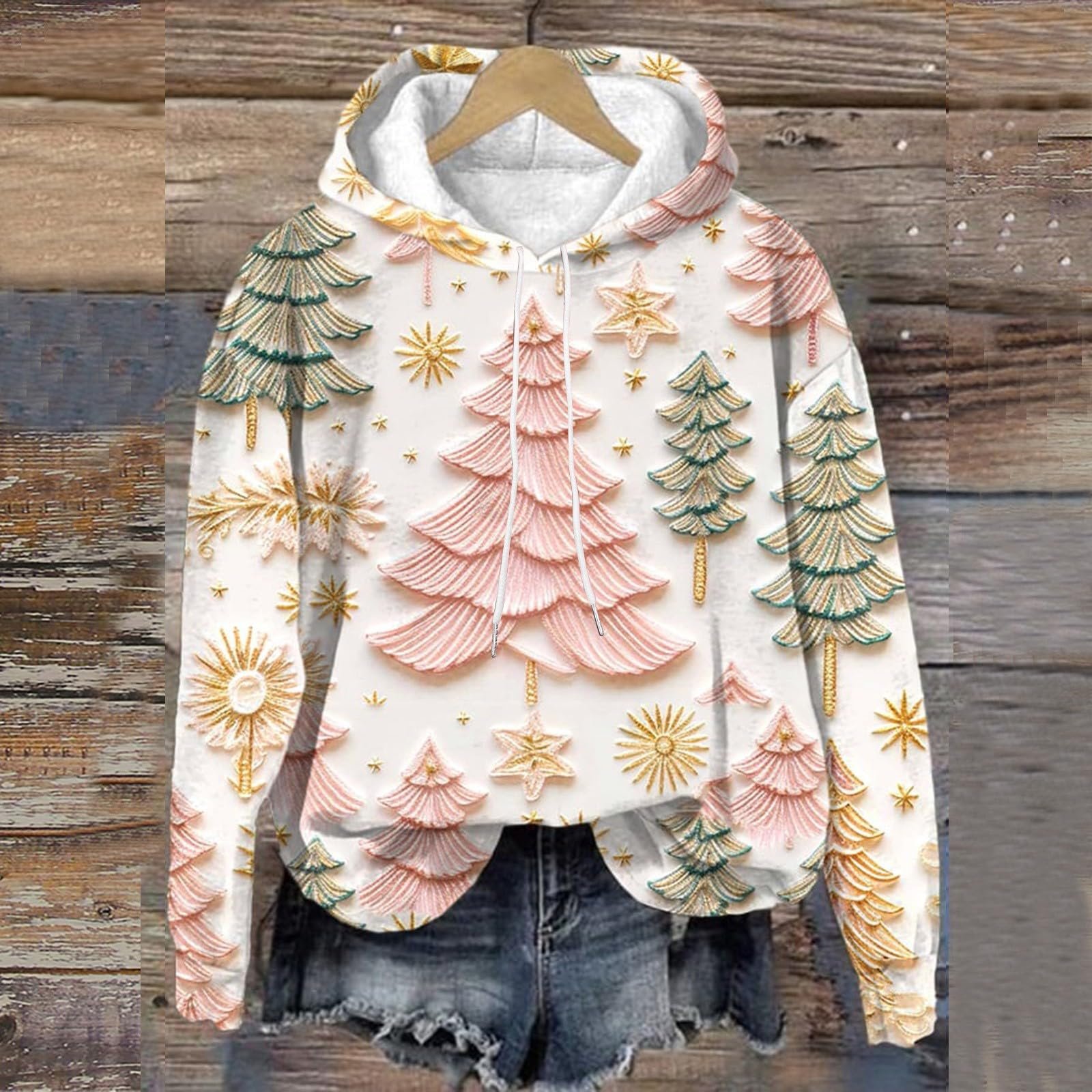 Женский Рождественский Свитер Рождественский Свитер Санта Клаус, фото №2 Женский Рождественский Свитер Рождественский Свитер Санта Клаус, фото №2