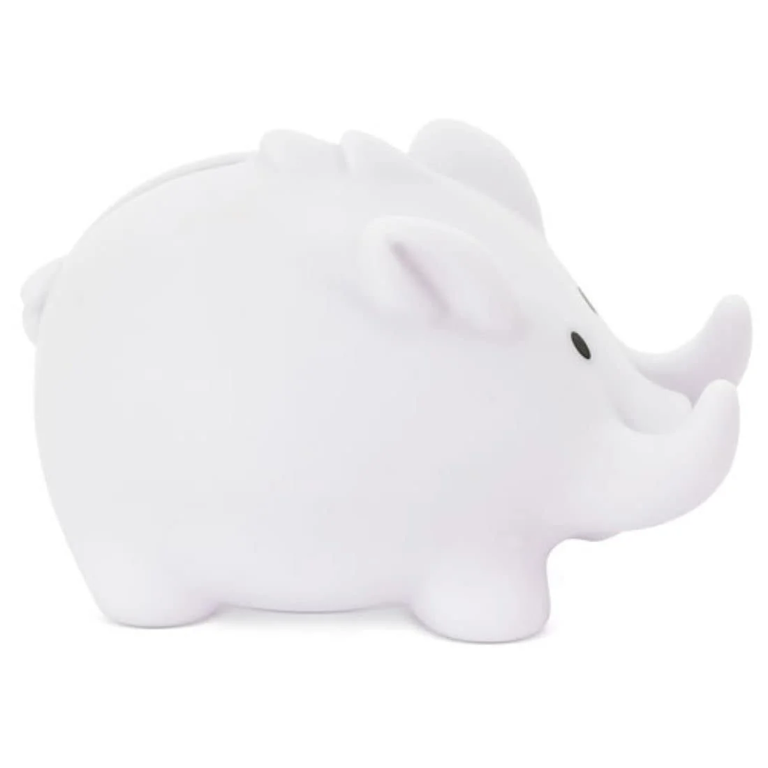 Копилка свинья из ПВХ мягкая маленькая с пробкой Белая, фото №2