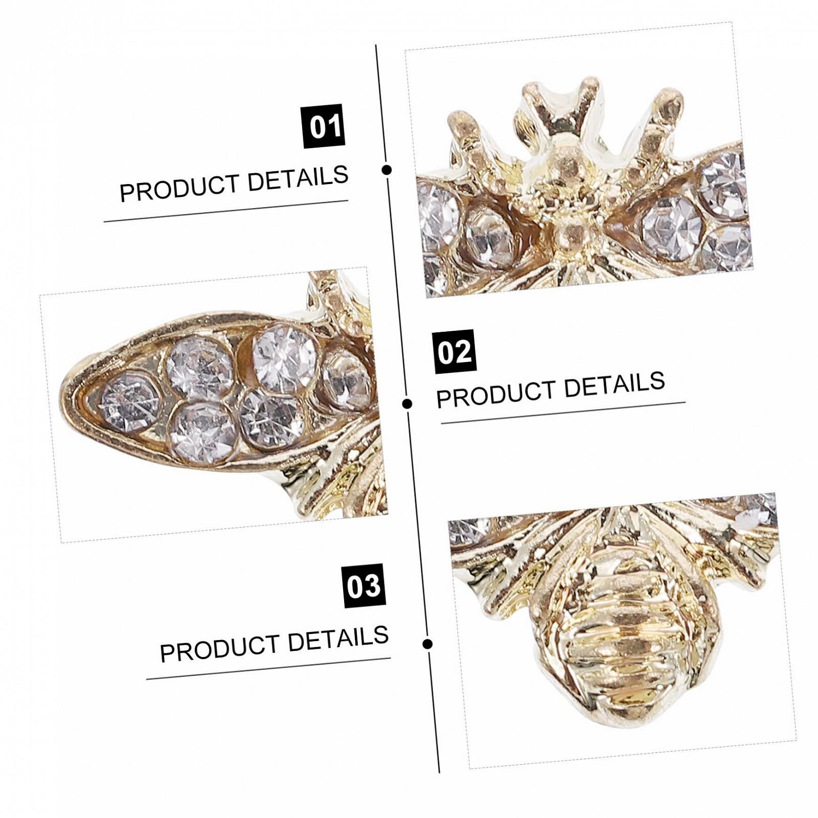 Подвеска для ногтей Пчелка, 10 шт, фото №6 Подвеска для ногтей Пчелка, 10 шт, фото №6