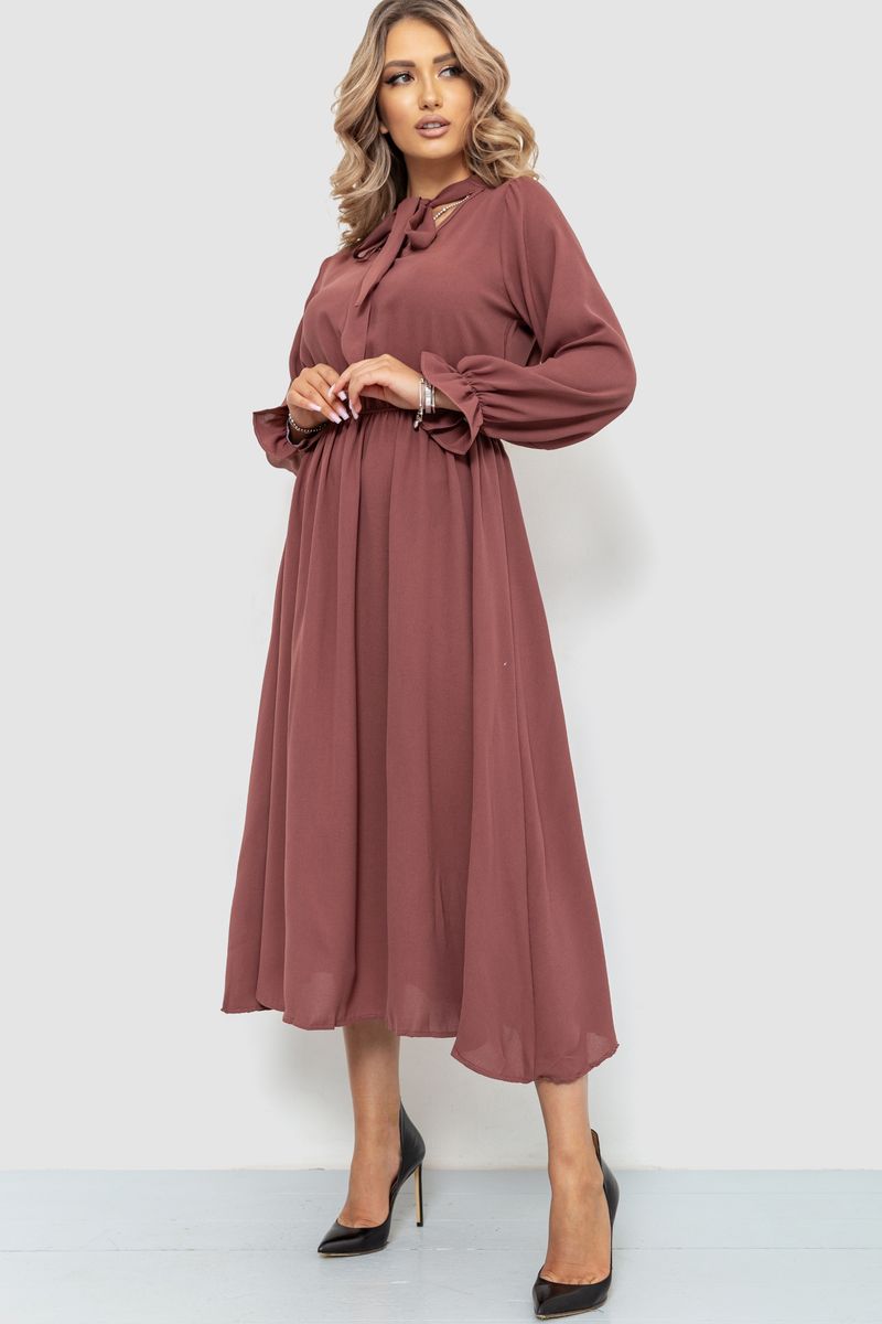 Платье нарядное цвет сливовый 204R601, фото №3