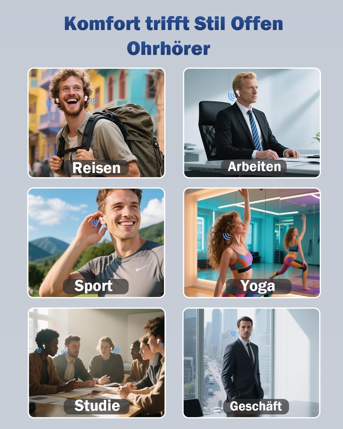 Наушники-переводчики Wooask M6 Ai, 144 онлайн и 11 оффлайн языков, реального времени, 3-в-1, фото №8