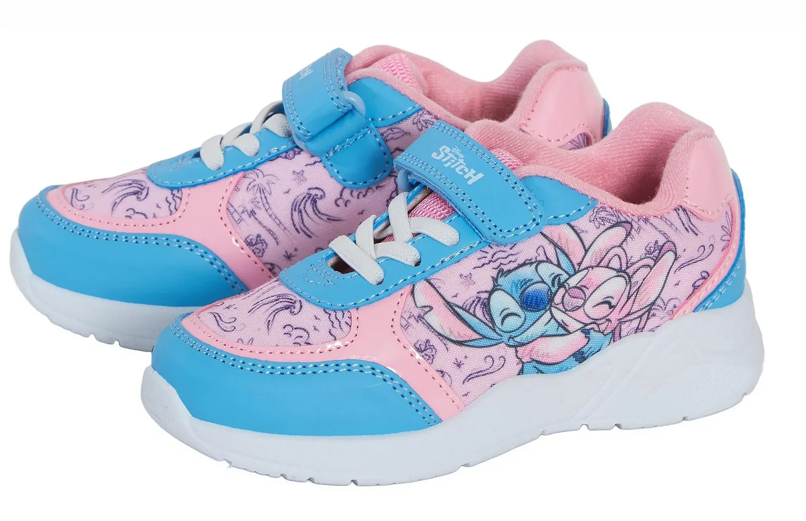 Кроссовки Disney Stitch для девочек Angel, повседневные, на липучках, для бега, спортивные, фото №3