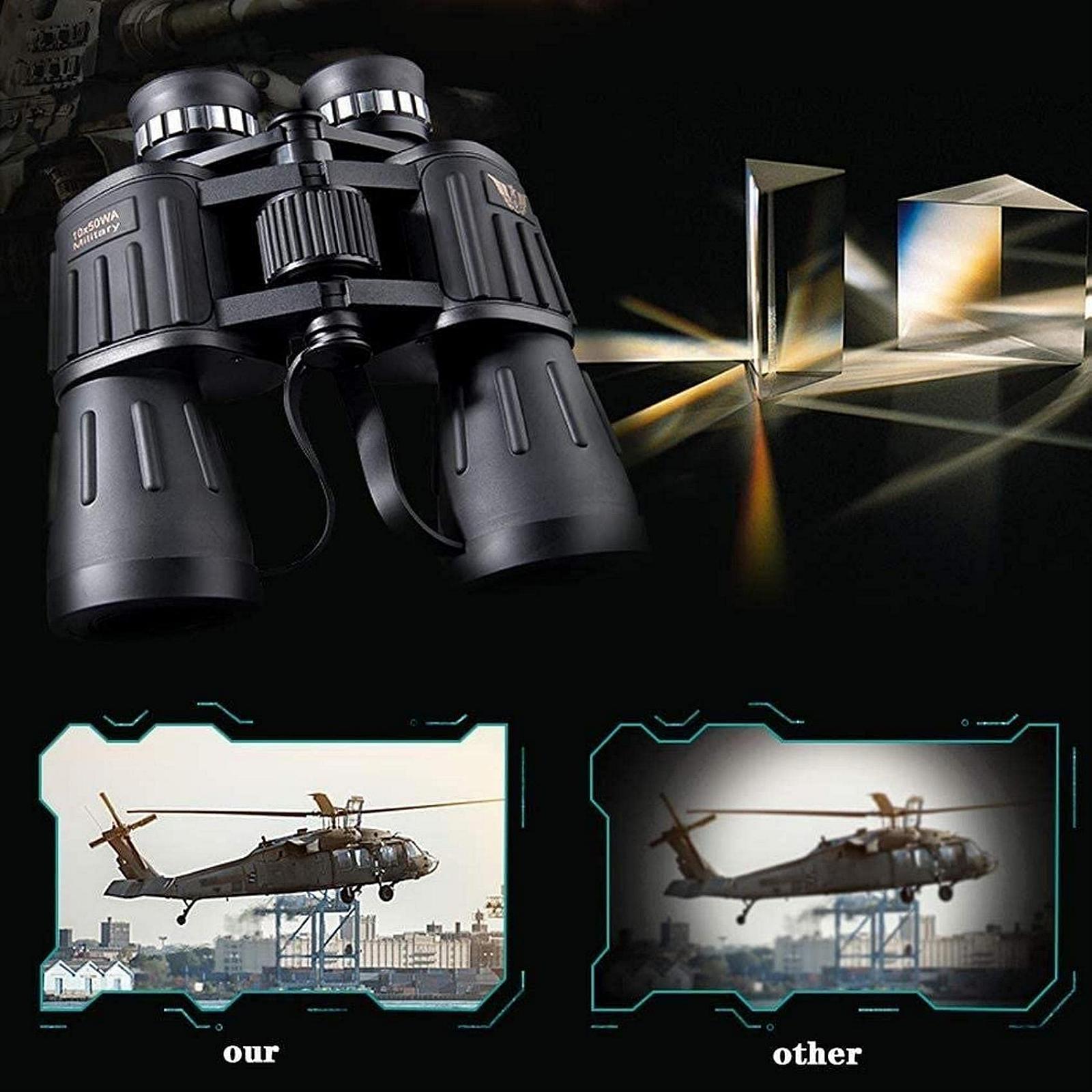 Бінокль Mini Telescope Adult 10x50 BAK4 чорний водонепроникний, фото №3
