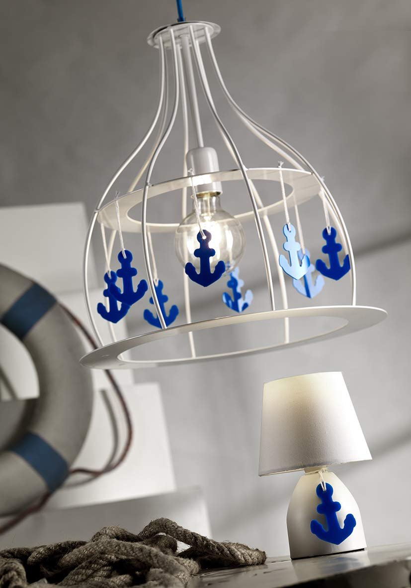 Настільна лампа ONLI 6 Вт біла з якорем, фото №2