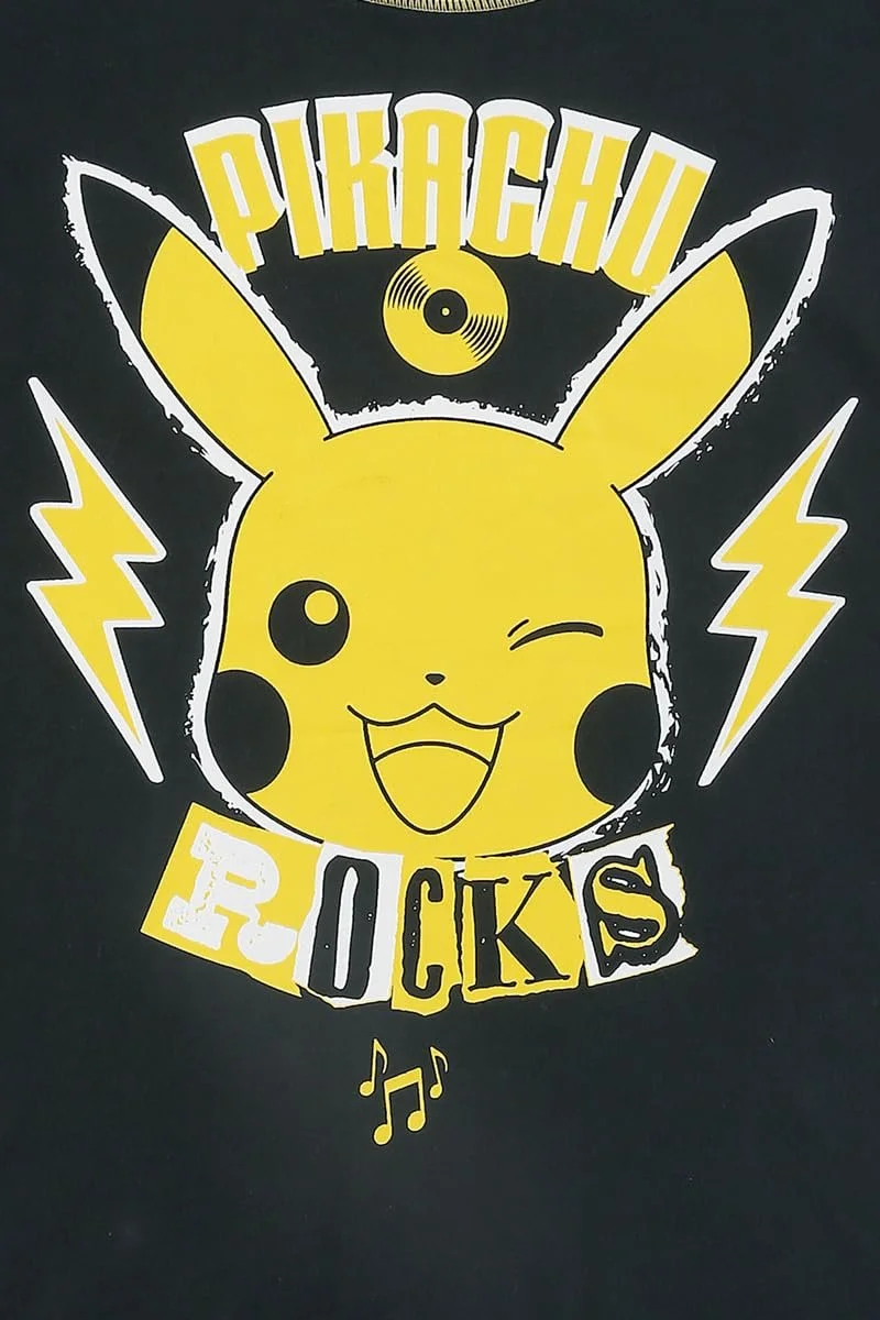 Піжама Дитяча Pokémon Pikachu Rocks Unisex Чорний/Жовтий, фото №4