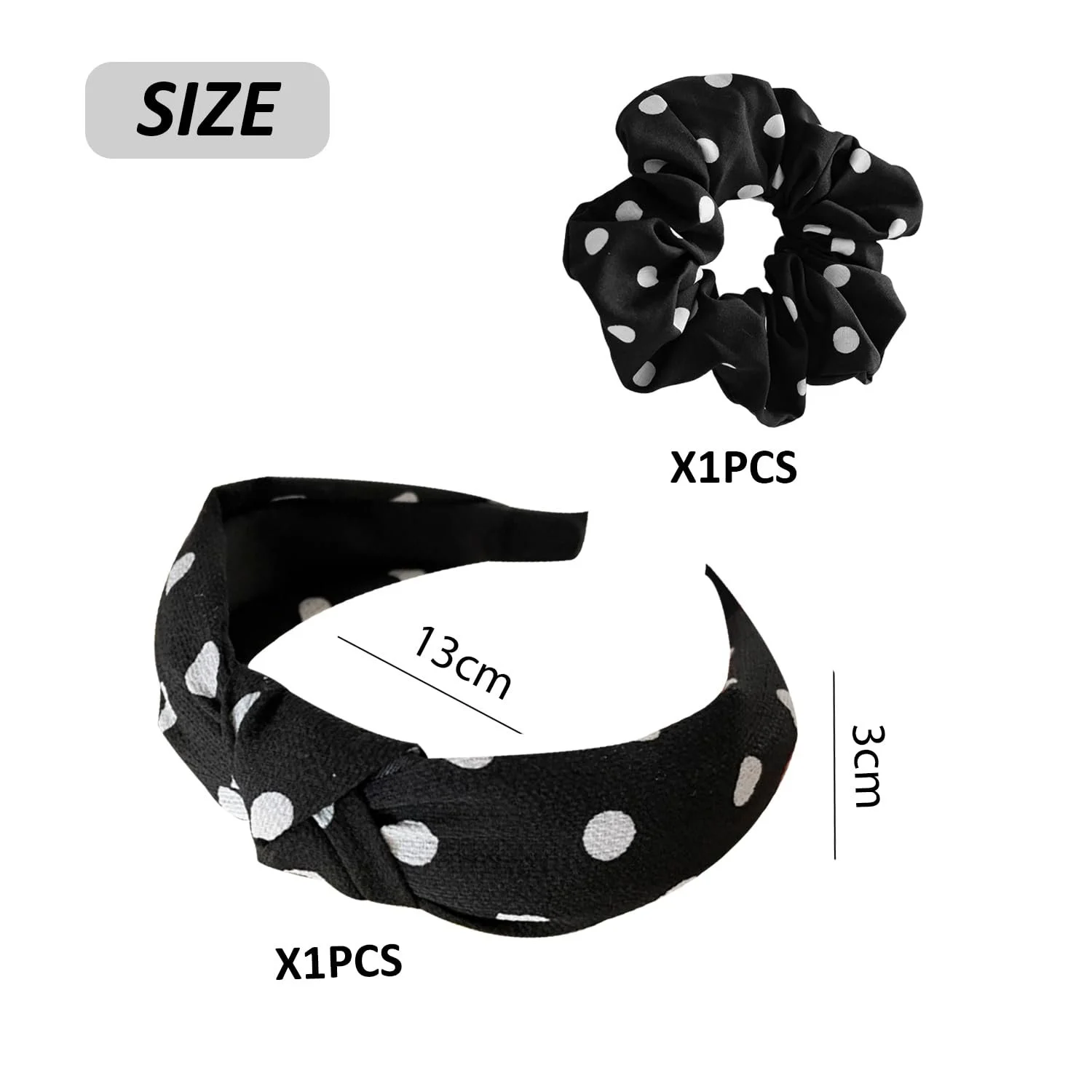 Обруч на голову і гумка для волосся Rock, фото №2