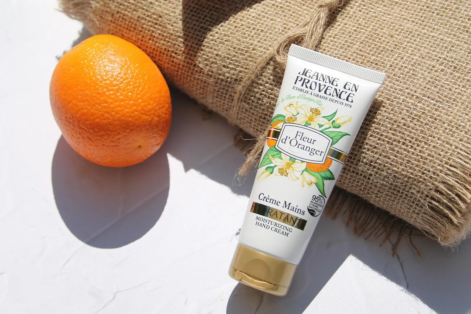 Крем для рук JEANNE EN PROVENCE Апельсиновий Цвіт Живить, Ароматизує та Зм'якшує Для Сухої Шкіри 75 мл, фото №2