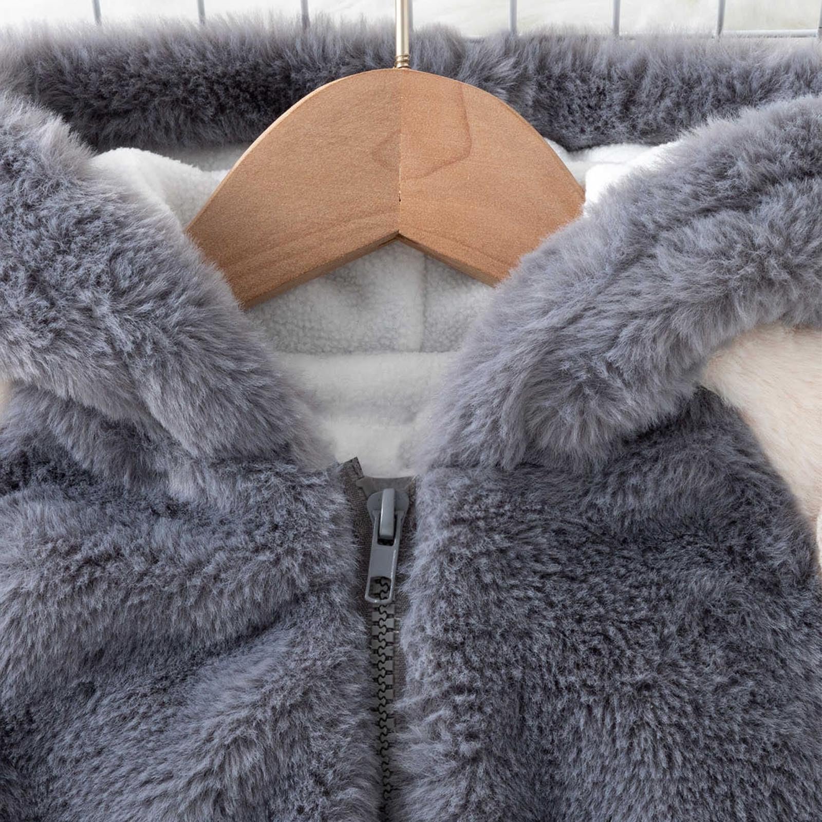 Флисовая куртка для мальчиков и девочек Модная цветная куртка с молнией, плюшевый теплый верх с длинными рукавами и капюшоном, повседневная детская мягкая теплая куртка (1-6 лет), фото №5 Флисовая куртка для мальчиков и девочек Модная цветная куртка с молнией, плюшевый теплый верх с длинными рукавами и капюшоном, повседневная детская мягкая теплая куртка (1-6 лет), фото №5