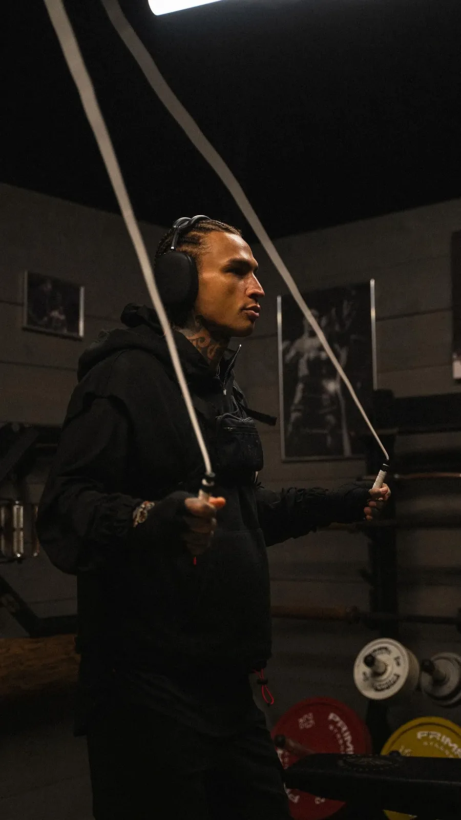 Скакалка BOXROPE Vol. I One Boxing 15% важча Регульована з обмотками, фото №2 Скакалка BOXROPE Vol. I One Boxing 15% важча Регульована з обмотками, фото №2