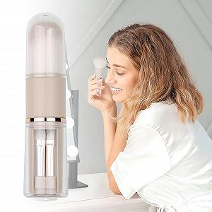 Набір дорожніх кистей для макіяжу Eyeshadow Brush 5-в-1 Кисть для консилера портативна Eyeshadow Brush з м'якою щетиною synthetic.ua - Фото 1
