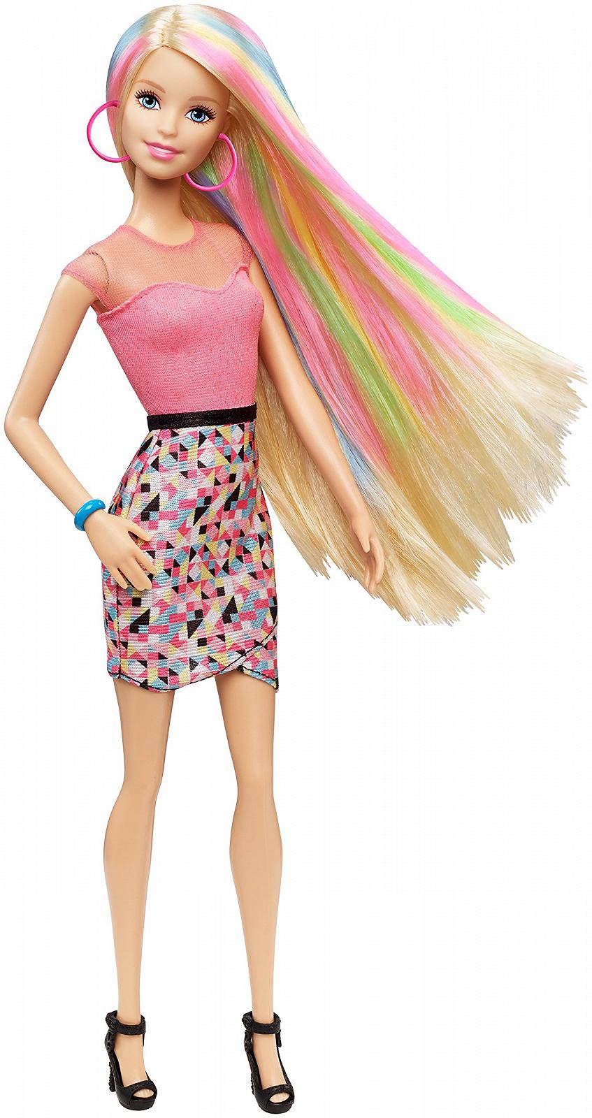 Кукла Barbie Rainbow Makeover Hair, фото №6
