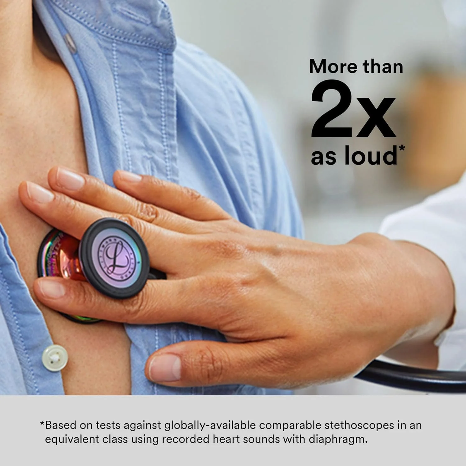 Стетоскоп 3M Littmann IV 69 см Чорний, фото №5